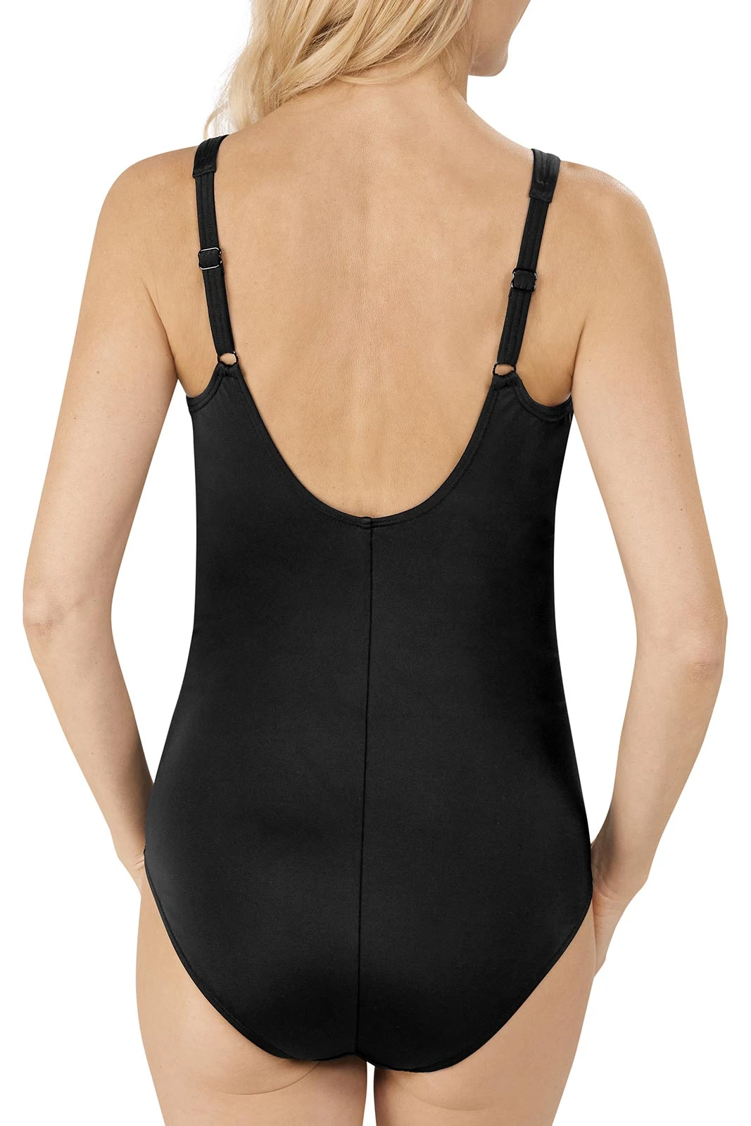 Mykonos Full Bodice High-Neckline Swimsuit - black, Amoena USA