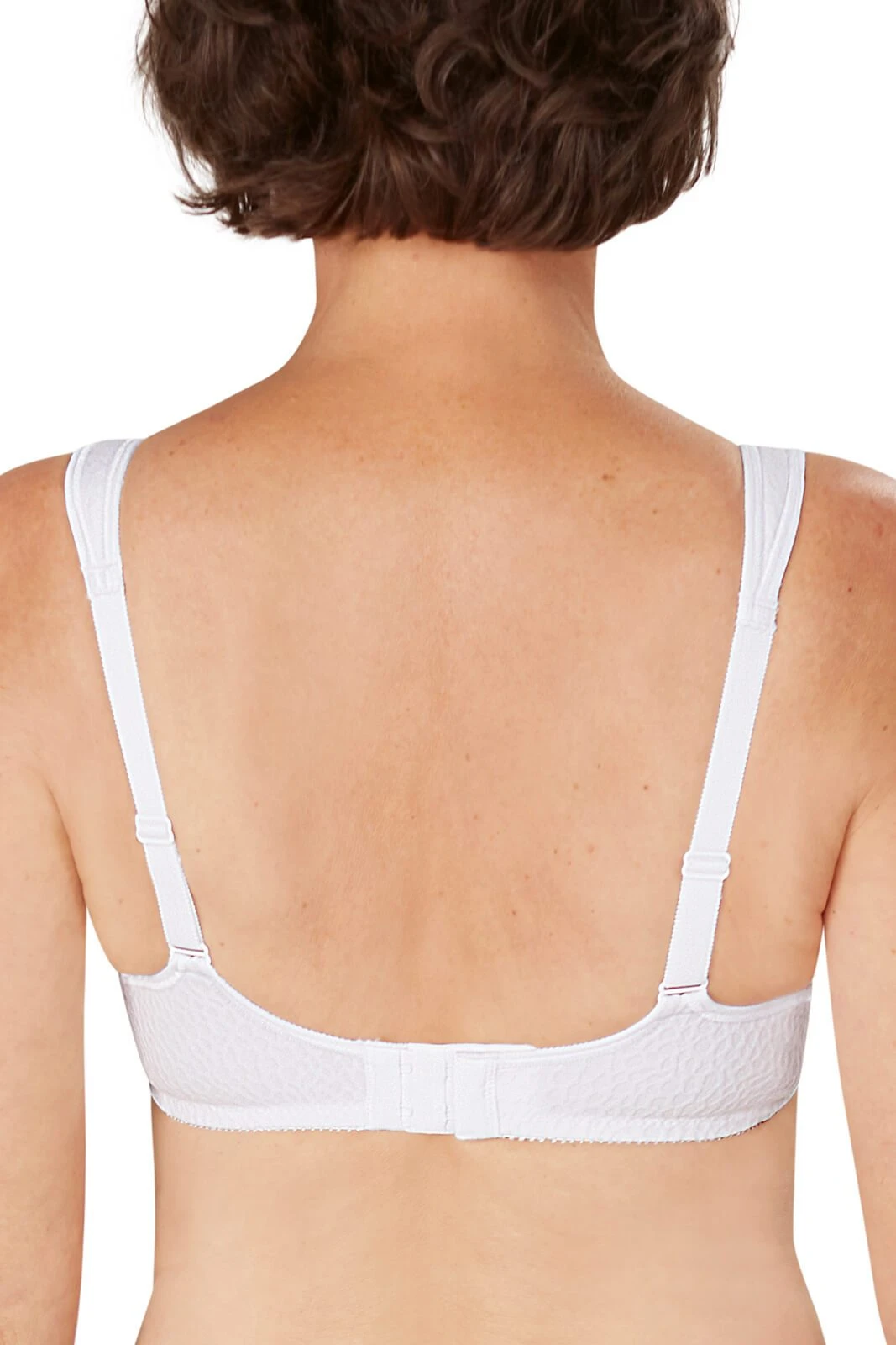 Amoena Greta WireFree Bra, Soft Cup, Front and Back Closure, Size 42B,  White Ref# 5212442BWH - MAR-J Medical Supply, Inc.