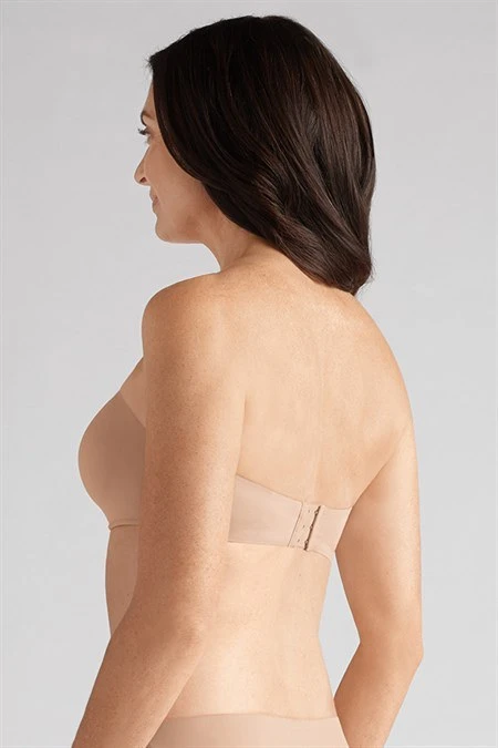 Beautifully Me! Strapless Bra Clear Back - NUDE