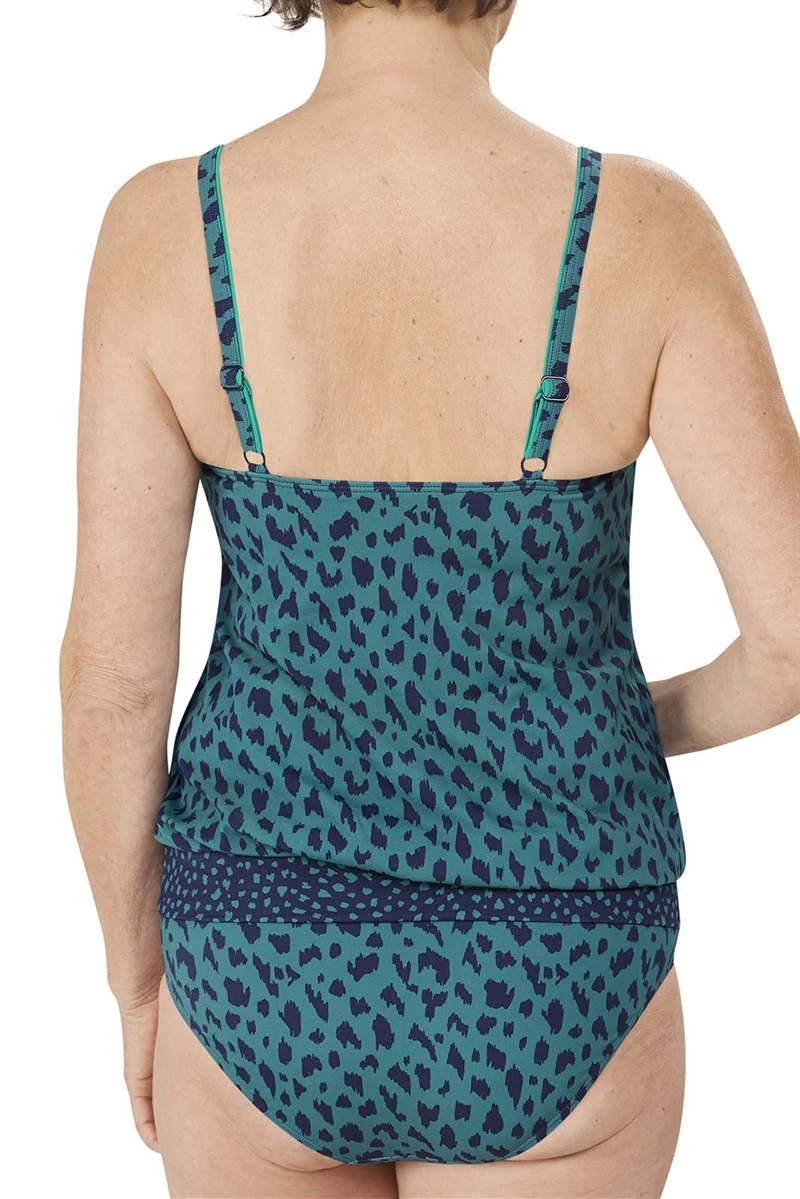 Manila Blouson Tankini Top - blue, Amoena USA