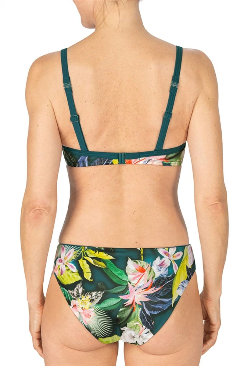 Mynah Padded Built in Bra Floral Bikini Halter Swimsuit Top, Color: Floral  - JCPenney