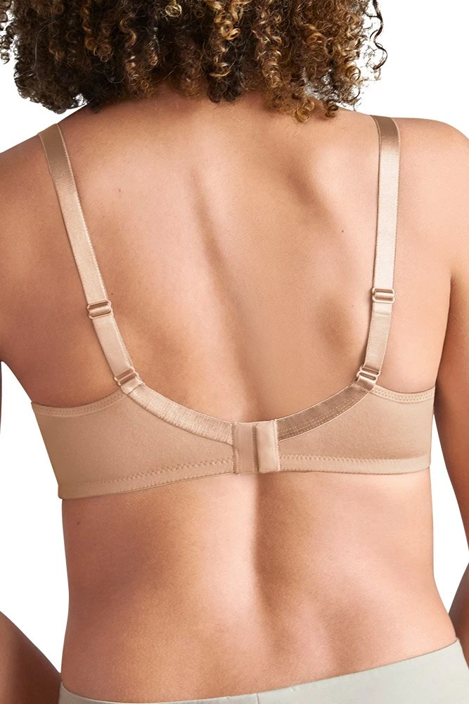 Amoena Ruth Wire-Free Bra, Soft Cup, Size 36AA, Nude Ref