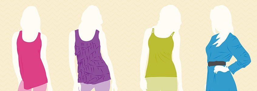 How to dress for a Small bust  Small bust fashion, Mastectomy