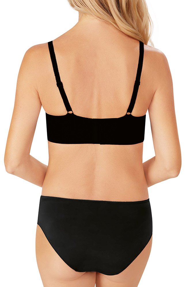 Kyra Non wired Mastectomy Bra black Pocketed Mastectomy Bra