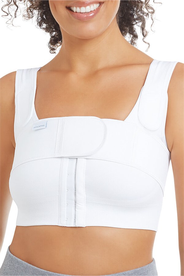 MediChoice Surgical Bras, Premium, XL, Hook and Loop Front Closure, Cotton  Spandex, Adjustable Padded Shoulder Straps, Compression, Support, 40 Inch -  42 Inch, White (Each of 1) in Dubai - UAE