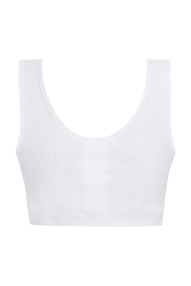Mrat Clearance Sports Bras for Women Snap Front Tank Tops with Built in  Bras for Plus Size Sports Large Bust Bandeau Strapless Bandeau Bras Large  Breasts Bras for Women White 2XL 
