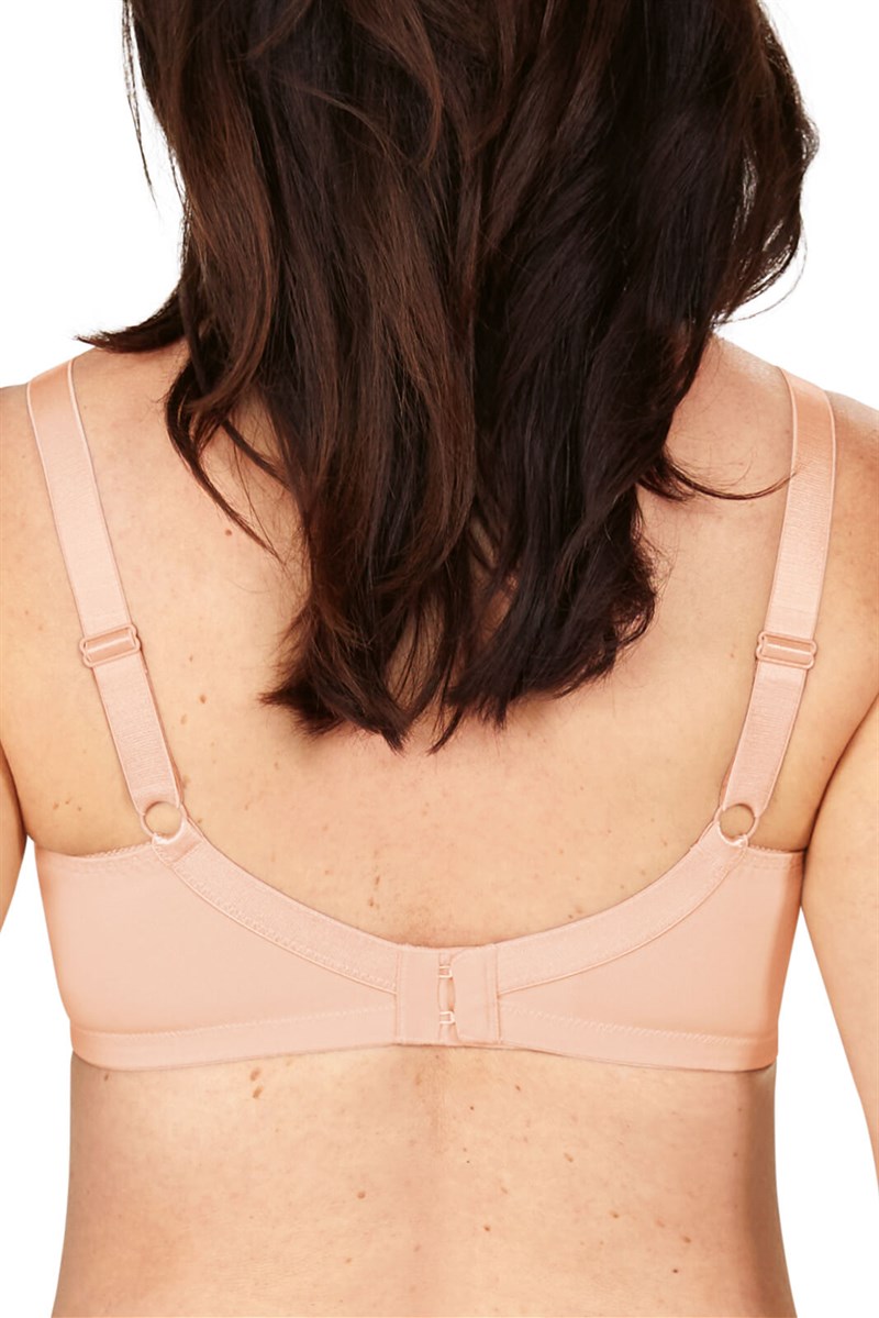  Womens Nancy Non-Wired Pocketed Mastectomy Bra Rose Nude 52C