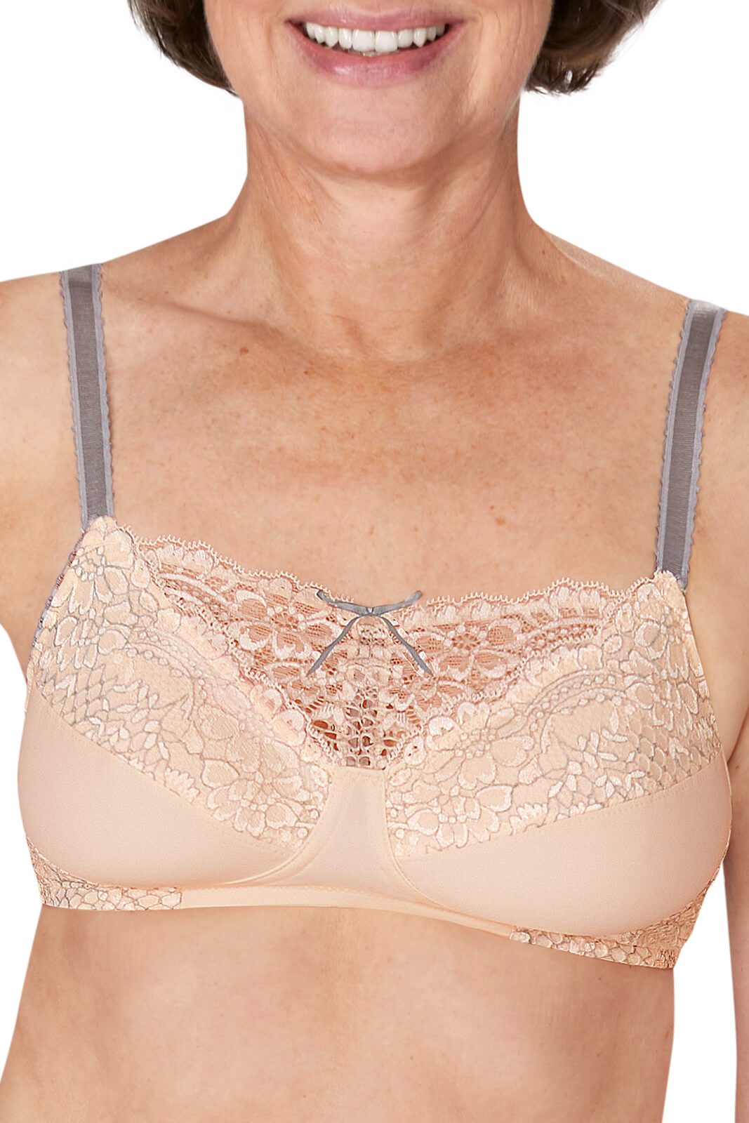 Amoena Marlena Wire-Free bra Soft Cup, Size 36D, Blush Ref