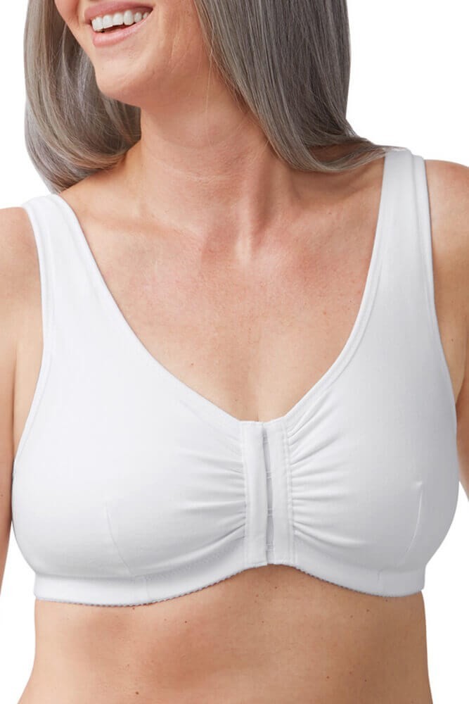 Amoena Wire-Free Mastectomy Bra  Ava Non Wire M Frame Support Bra -  GraceMd - Mastectomy Bras & Breast Forms