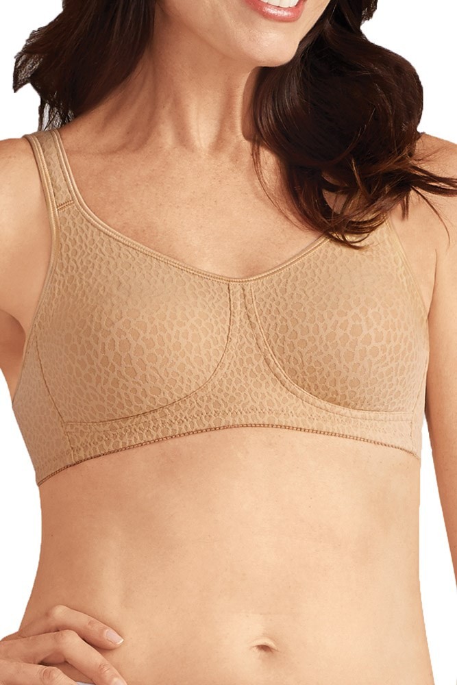 Amoena Ruth Wire-Free Bra, Soft Cup, Size 36AA, Nude Ref