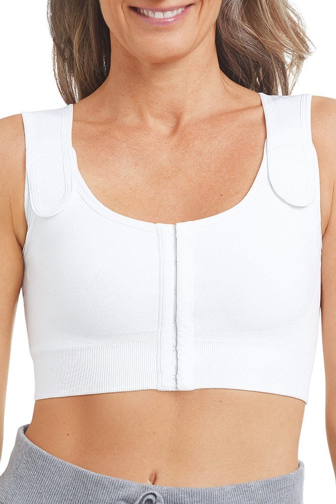 Sina Seamless Surgical Mastectomy Bra - white, Post Surgery Garments, Amoena Australia