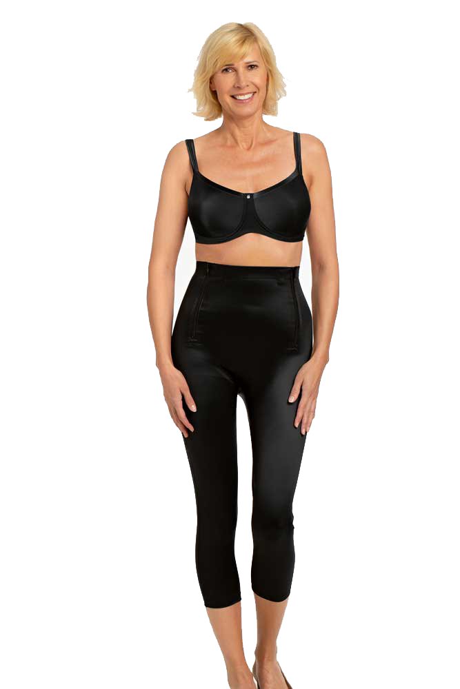 Buy Black Bermuda Compression Pant Long Online, Amoena Worldwide