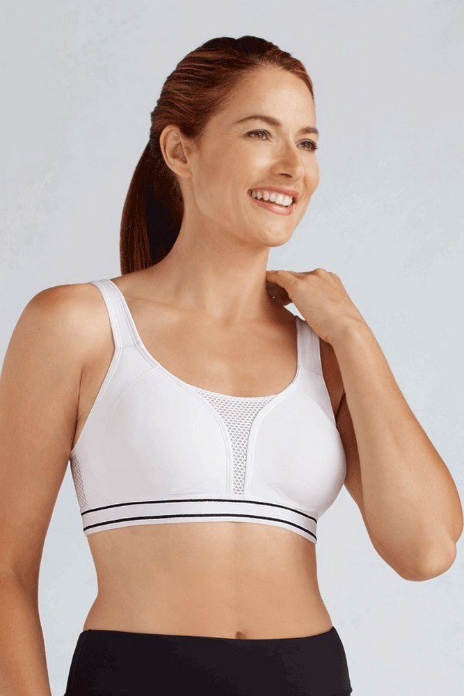 Champion 2 Sports Bras Small Moderate Support Black White for