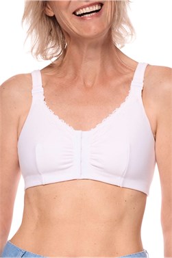 Hannah Non-wired Front Closure Bra - post surgical bra - 6625