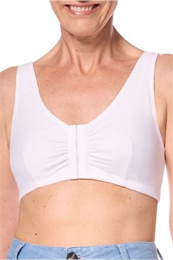 Fleur Non-wired Front Closure Bra - mastectomy bra - 44672