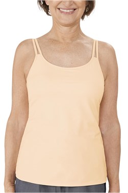 Final Sale Clearance Complete Shaping Mastectomy Camisole Cut Out Tank Top  with Built-In Breast Prosthetics - ShopperBoard