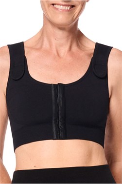 Sina Seamless Post-Surgical Bra - hook and eye front closure compression bra with medium pressure level - 45008