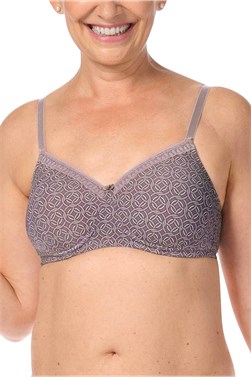 Liz Wire-Free Padded Bra - Soft Bra Padded  - 45052