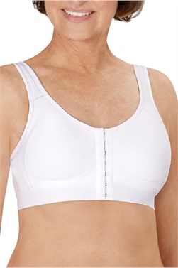 Ester Post-Surgical Wire-Free Front Closure Bra - sporty front closure  - 42576