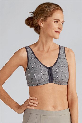 front closure compression bra