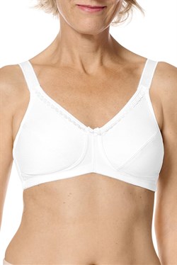 Amoena Women's Rita Wire-Free Non-Padded Pocketed Mastectomy Bra Nude 34A