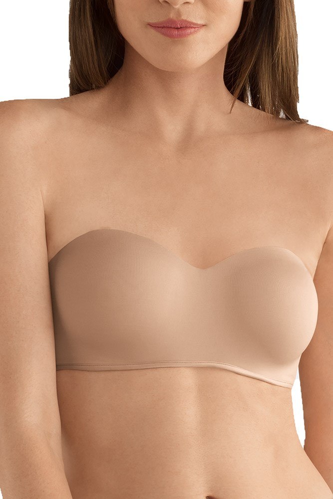 Amoena Women's Barbara Strapless Convertible Underwire Bra, Nude, 32A at   Women's Clothing store