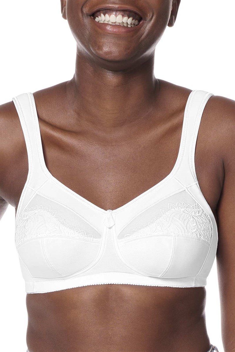  Womens Isadora Wire-Free Pocketed Mastectomy Bra Rose Nude  36DDD