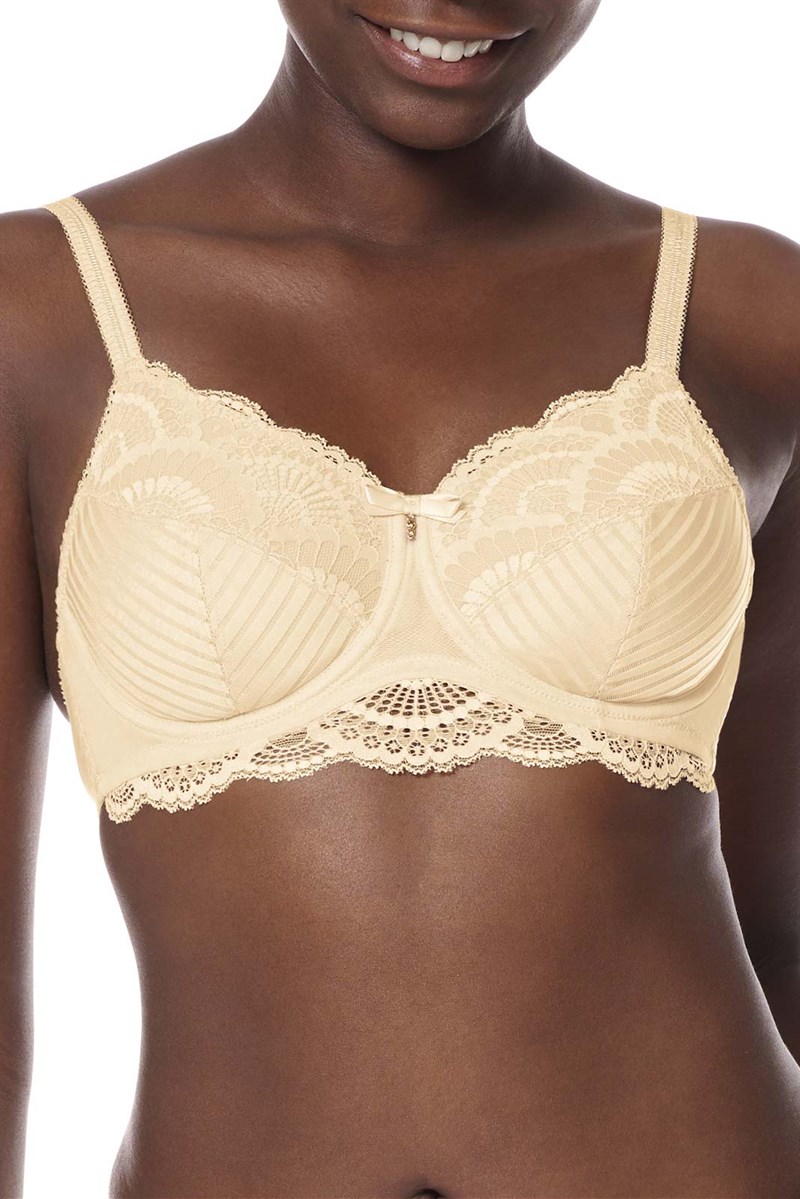 Mastectomy Bra Lace Soft Cup Size 38A Sand at  Women's Clothing store