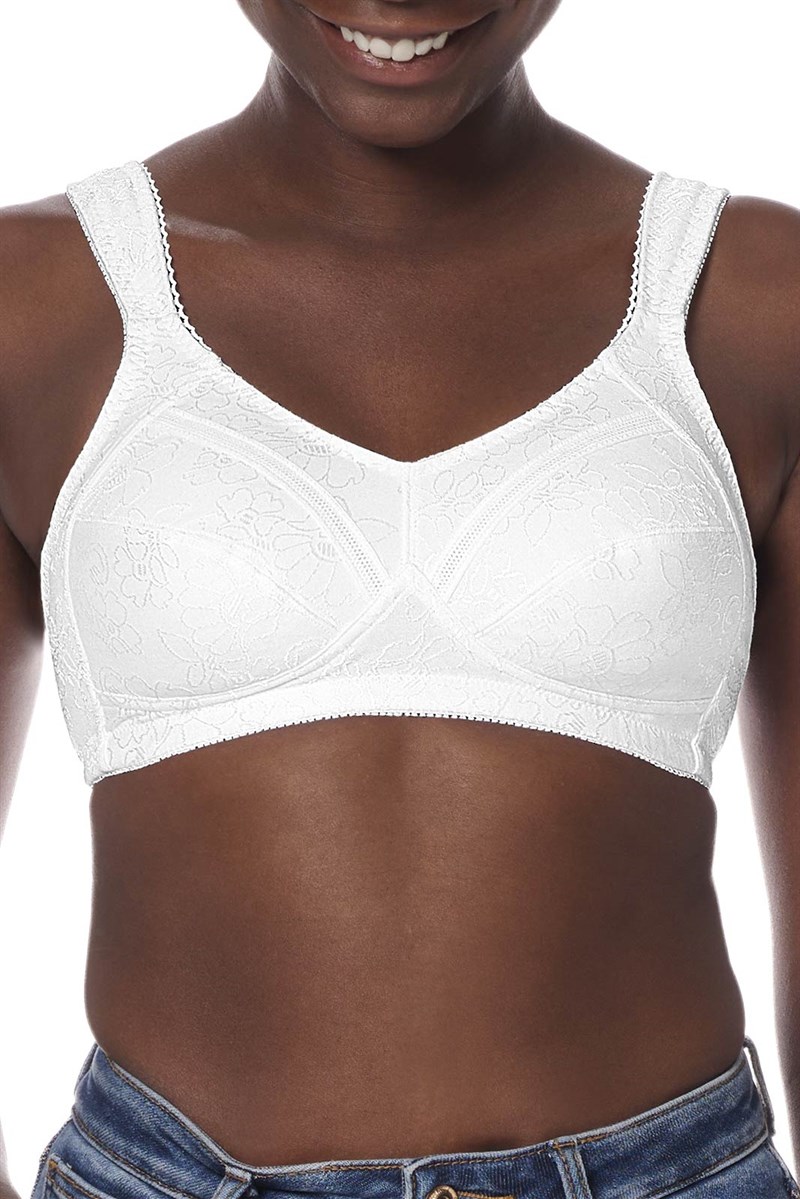 T-Shirt Ladies White Nora Net Non Padded Bra, Size: 30B, Plain at