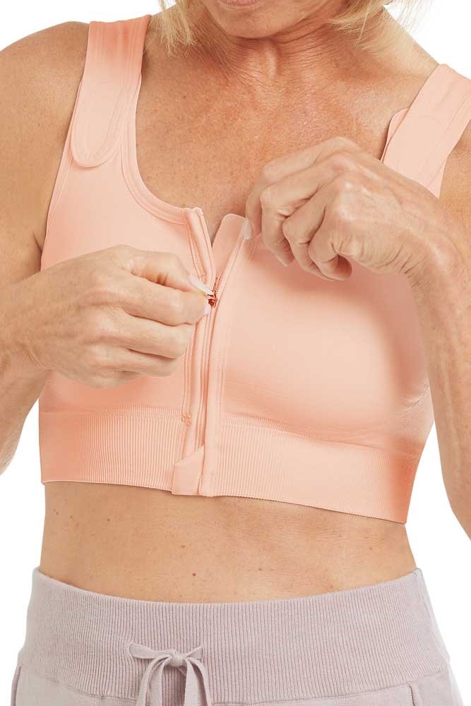 Innovative Post Surgery Seamless Compression Bra - Prewashed and packaged