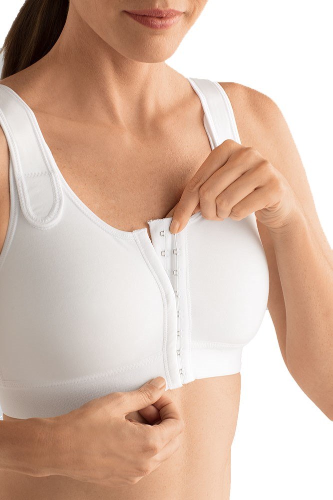 Gemm Front Fastening Bras for Women Non Wired Post Surgery Soft Cotton